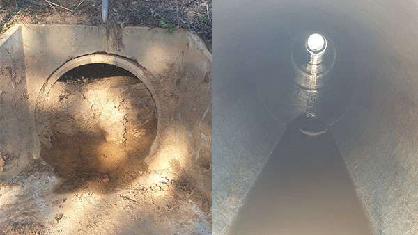 Vacsafe-Storm-Drain-Cleanout-Before-AFTER-sewer-drain-cleaning-new-south-wales-Mudgee